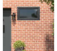 vidaXL Finestra per Soffitta RISOR 100 x 70 cm PVC e Vetro Antracite, Solaio, Isolamento Termico Moderno, Finestre Energy Efficient, Fissaggi in Vetro PVC Silenziati