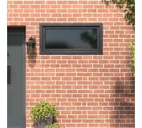 vidaXL Finestra per Soffitta RISOR 120 x 60 cm PVC e Vetro Antracite, Finestra seminterrato moderna, vetro resistente in PVC, efficiente dal punto di vista energetico, isolamento termico