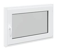 vidaXL Finestra seminterrato a ribalta e scorrimento RISOR 90 x 70 cm