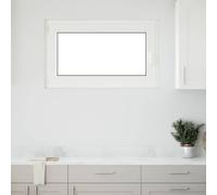 vidaXL Finestra Seminterrato RISOR 100x60 cm Anta Ribalta DIN Sinistra