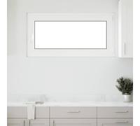 vidaXL Finestra Seminterrato RISOR 120x60 cm Anta Ribalta DIN Destra, Finestra di Uscita, Finestra della tramoggia, Finestra nel seminterrato