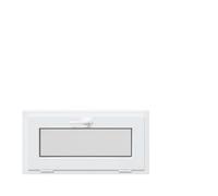 vidaXL Finestra Seminterrato RISOR 80x40 cm Tilt 2 Vetri Bianco, finestra di uscita, finestra della tramoggia, finestra nel seminterrato