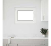 vidaXL Finestra Seminterrato RISOR 80x60 cm Anta Ribalta DIN Sinistra