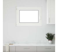 vidaXL Finestra Seminterrato RISOR 90x60 cm Anta Ribalta DIN Sinistra