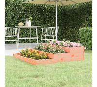 vidaXL Fioriera 107x107x27 cm in Legno Massello di Douglas
