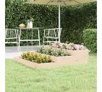 vidaXL Fioriera 107x107x27 cm in Legno Massello di Pino