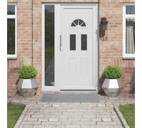 vidaXL Fioriera 2 PCS Argento 50 x 50 x 40 cm Acciaio Inossidabile, Giardino e terrazza, Vaso Outdoor Resistente, Contenitore Rettangolare per Erbe, Ottima Decorazione