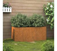 vidaXL Fioriera 62x30x29 cm Acciaio Corten