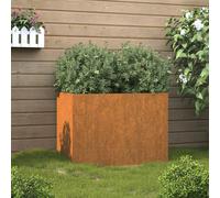 vidaXL Fioriera 62x47x46 cm Acciaio Corten