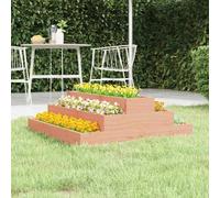 vidaXL Fioriera 80x80x27 cm in Legno Massello di Douglas