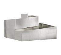 vidaXL Fioriera 80x80x50 cm Acciaio Inox