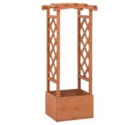 vidaXL Fioriera a Traliccio con Arco 49x39x117 cm in Legno di Abete