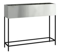 vidaXL Fioriera Alzata 100x26x82 cm Acciaio Zincato