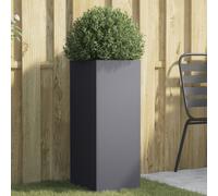 vidaXL Fioriera Antracite 32x29x75 cm in Acciaio