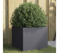 vidaXL Fioriera Antracite 32x30x29 cm in Acciaio