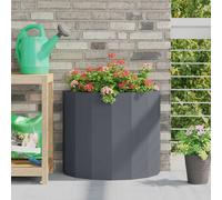 vidaXL Fioriera Antracite 60 x 30 x 50 cm Acciaio
