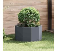 vidaXL Fioriera Antracite 60 x 60 x 35 cm Acciaio