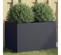 vidaXL Fioriera Antracite 62x30x29 cm in Acciaio
