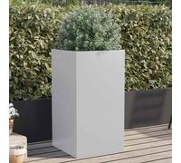 vidaXL Fioriera Argento 42x38x75 cm in Acciaio Zincato