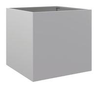 vidaXL Fioriera Argento 49x47x46 cm in Acciaio Zincato