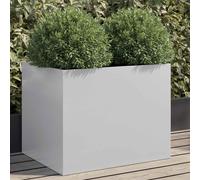 vidaXL Fioriera Argento 62x47x46 cm in Acciaio Zincato