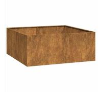 vidaXL Fioriera Arrugginita 100x100x40 cm in Acciaio Corten
