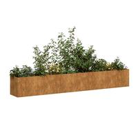 vidaXL Fioriera Arrugginita 280x40x40 cm in Acciaio Corten