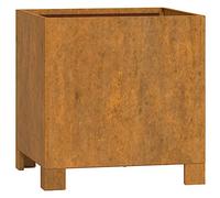 vidaXL Fioriera con Gambe Ruggine 32x30x33 cm Acciaio Corten