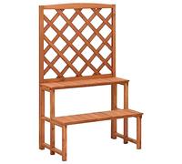vidaXL Fioriera con Traliccio 70x42x115cm Massello di Abete