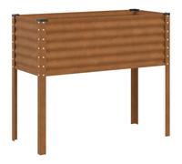vidaXL Fioriera da Giardino 100x41x90 cm in Acciaio Corten, fioriera, fioriera da Giardino, piantatrice di Patate, fioriera da Esterno, fioriera