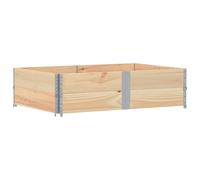 vidaXL Fioriera da Giardino 150x100 cm in Legno Massello di Pino, fioriera, fioriera da Patio, fioriera per pomodori, fioriera da Esterno