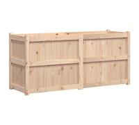 vidaXL Fioriera da Giardino 150x50x70 cm in Legno Massello di Pino