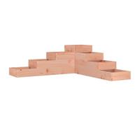 vidaXL Fioriera da Giardino 4 Ripiani 106x104,5x36cm Massello Douglas, fioriera da Esterno, fioriera da Veranda, fioriera da Balcone