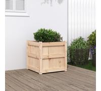 vidaXL Fioriera da Giardino 50x50x50 cm in Legno Massello di Pino