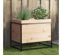 vidaXL Fioriera da Giardino 60x40x50 cm in Legno Massello di Pino