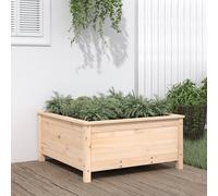 vidaXL Fioriera da Giardino 82,5x82,5x39 cm in Legno Massello di Pino