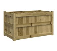 vidaXL Fioriera da Giardino 90x50x50 cm in Legno di Pino Impregnato