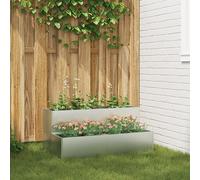 vidaXL Fioriera da Giardino a 2 Piani, 100x60x45 cm, in Acciaio Zincato