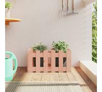 vidaXL Fioriera Giardino Design Recinzione 60x30x30cm Massello Douglas