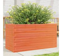 vidaXL Fioriera Giardino Marrone Cera 90x40x46 cm Legno Massello Pino