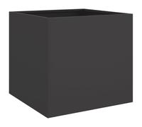 vidaXL Fioriera Nera 49x47x46 cm in Acciaio