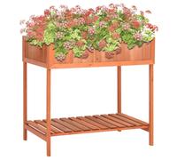 vidaXL Fioriera per Erbe Aromatiche 80x60x80cm Legno Massello di Abete