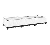 vidaXL Fioriera Rialzata 120x40x23 cm in Polipropilene