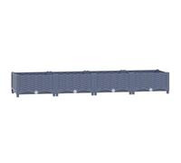 vidaXL Fioriera Rialzata 160x40x23 cm in Polipropilene