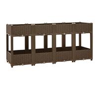 vidaXL Fioriera Rialzata 160x40x71 cm in Polipropilene