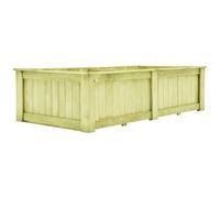 VIDAXL - Fioriera Rialzata 196x100x50 cm in Legno di Pino Impregnato