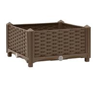 vidaXL Fioriera Rialzata 40x40x23 cm in Polipropilene
