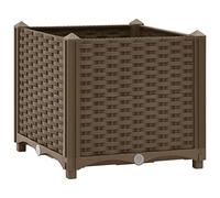 vidaXL Fioriera Rialzata 40x40x38 cm in Polipropilene