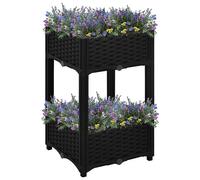 vidaXL Fioriera Rialzata 40x40x71 cm in Polipropilene