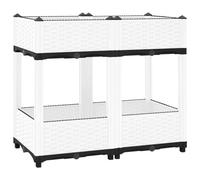 vidaXL Fioriera Rialzata 80x40x71 cm in Polipropilene
